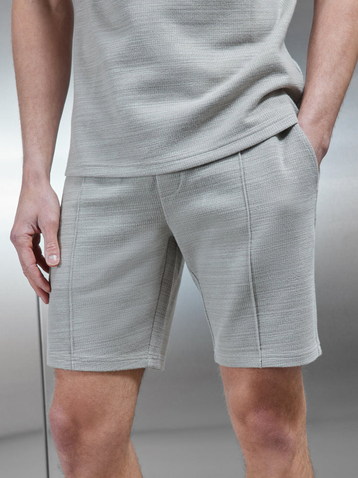 Cavour Textured Short in Stone