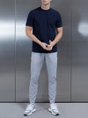 Cotton Stretch T-Shirt in Navy