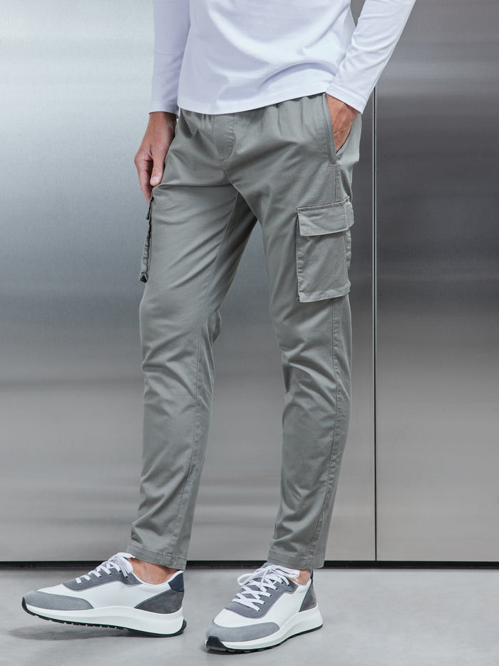 Cotton Cargo Pant in Olive