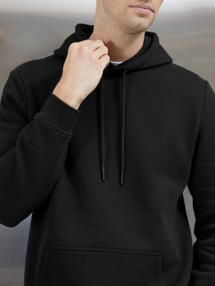 Essential Hoodie in Black