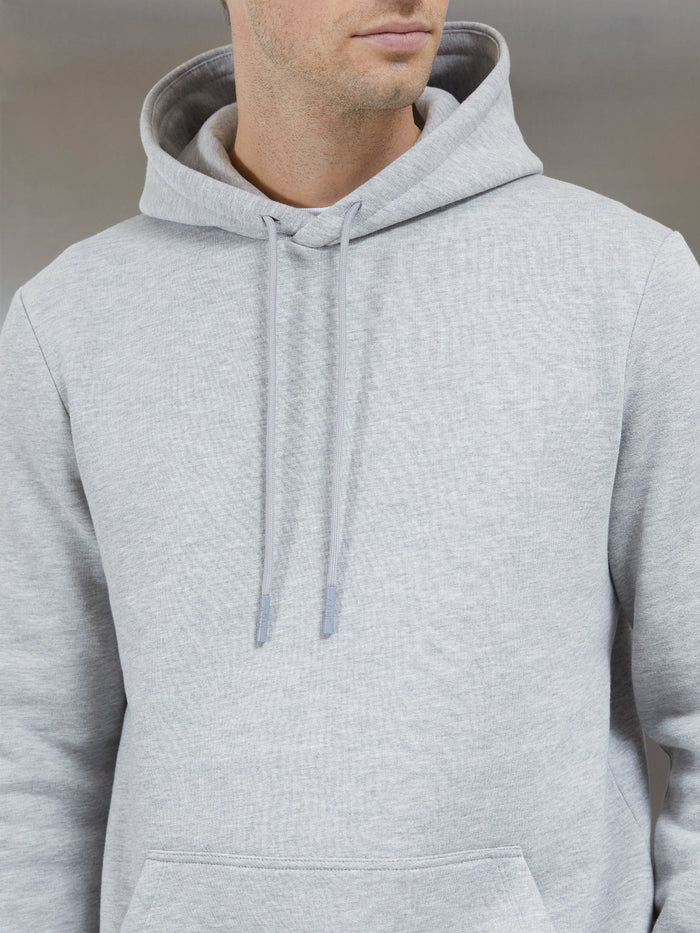 Essential Hoodie in Marl Grey