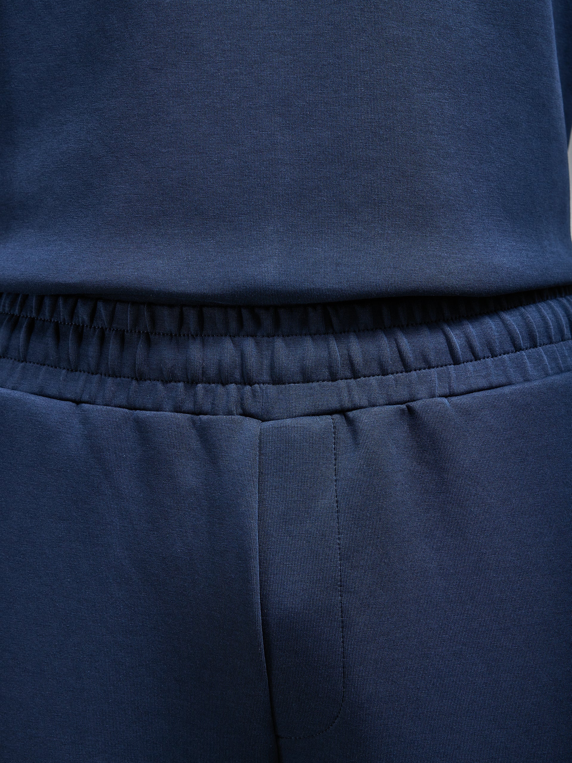 Everyday Luxe Straight Leg Jogger in Navy