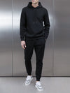 Interlock Jersey Jogger in Black