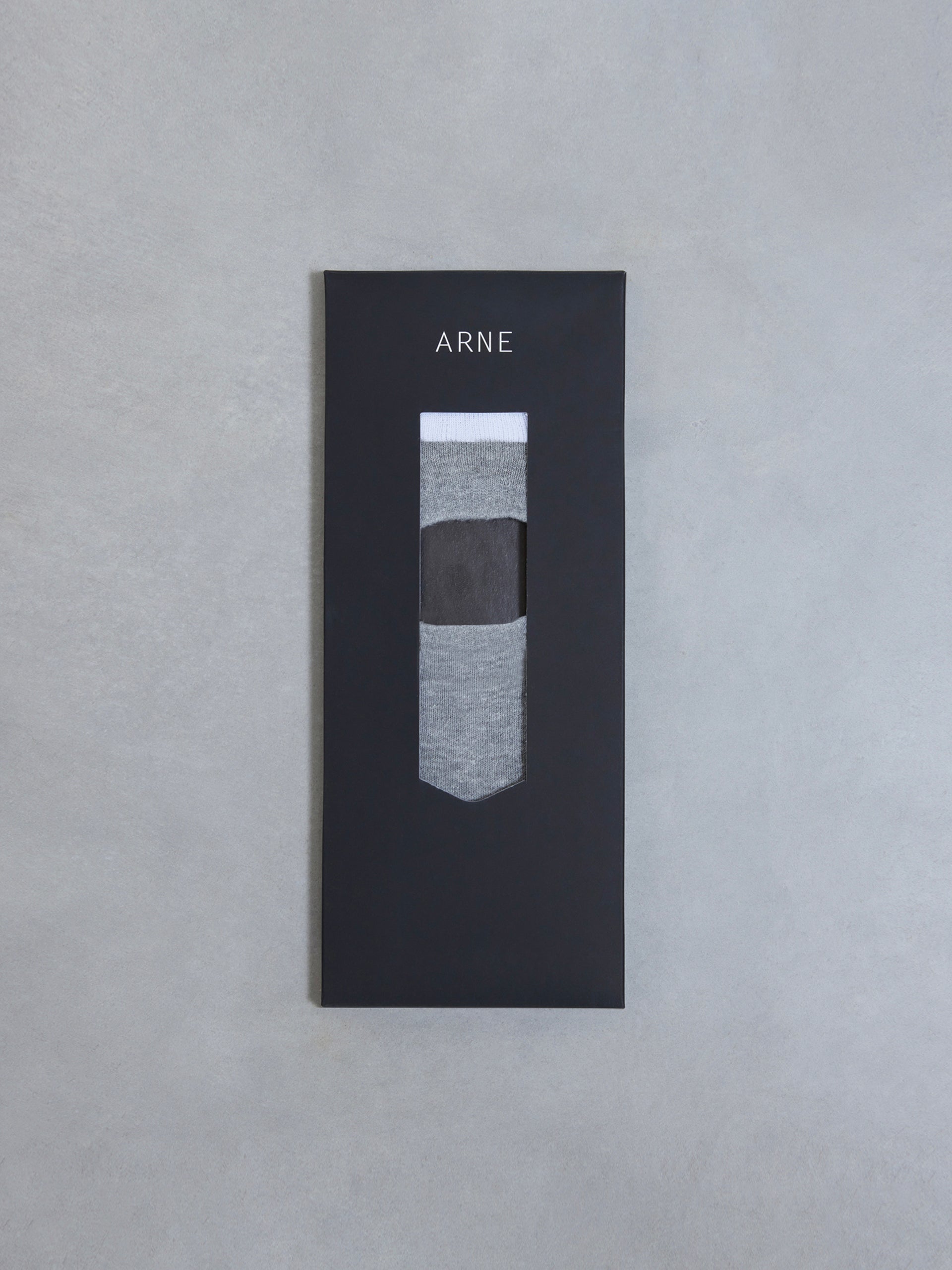 Arne Invisible Socks in Grey
