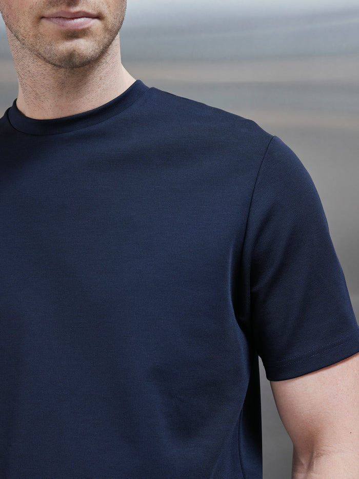 Luxe Essential T-Shirt in Navy