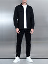 Relaxed Fit Denim Jeans in Solid Black