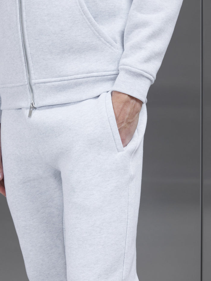 Relaxed Tapered Leg Jogger in Marl Grey