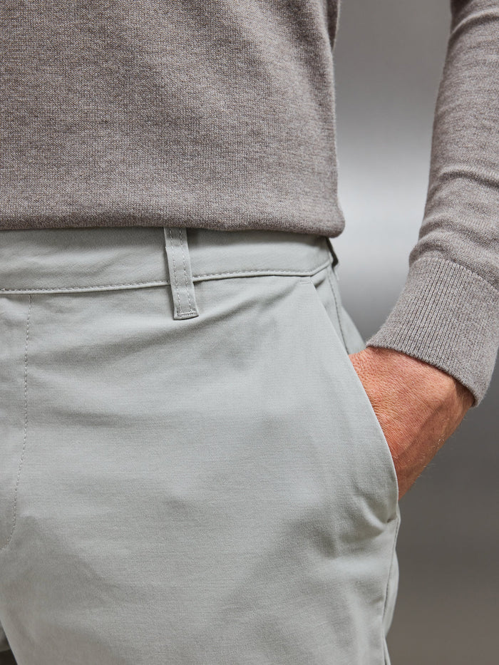 Relaxed Fit Chino Trouser in Stone