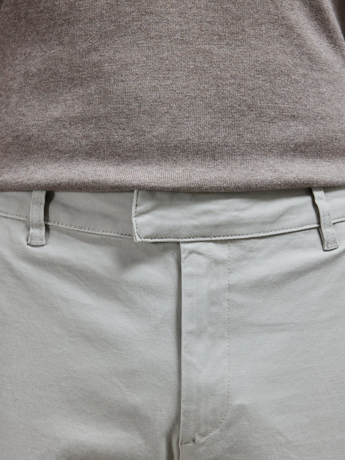 Relaxed Fit Chino Trouser in Stone