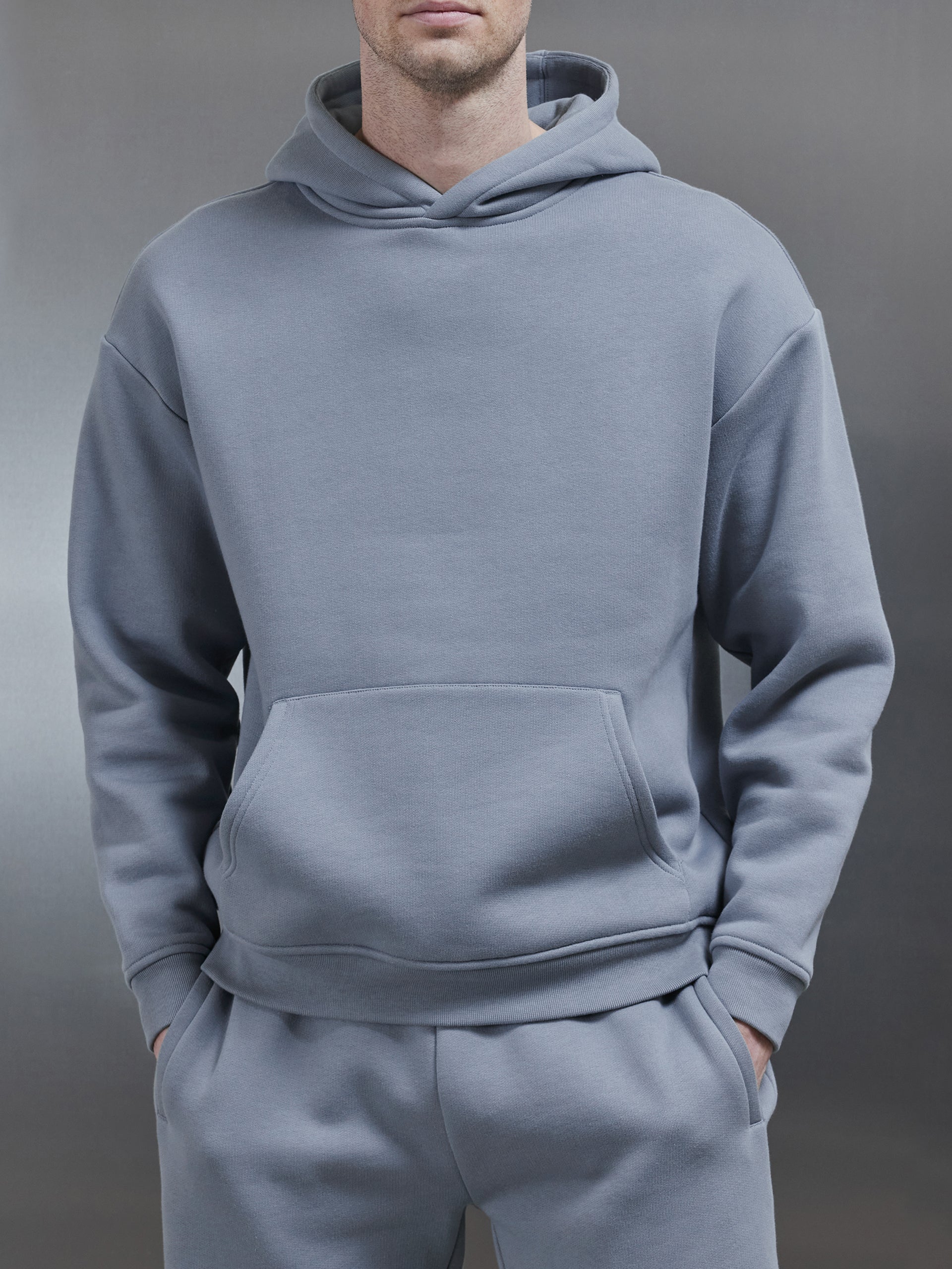 Relaxed Fit Hoodie in Coast Blue
