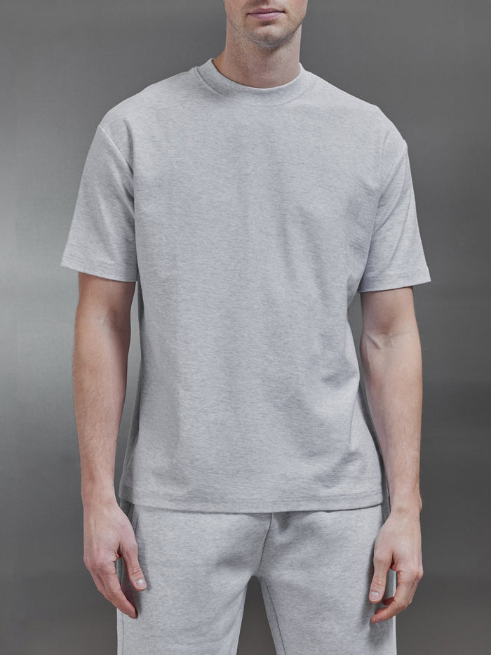 Relaxed Fit T-Shirt in Marl Grey