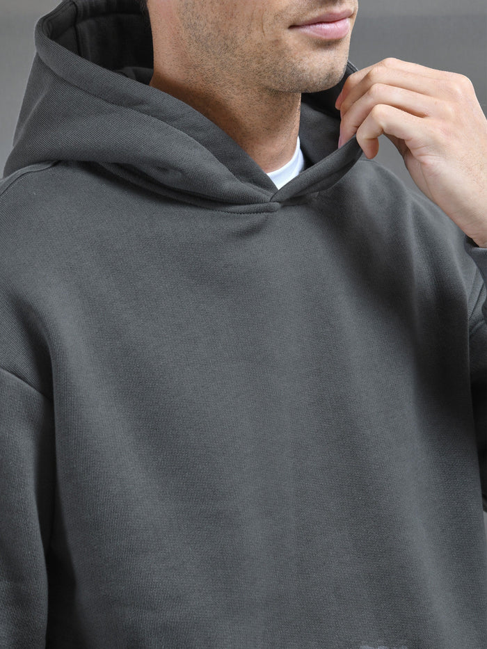 Relaxed Fit Hoodie in Grey