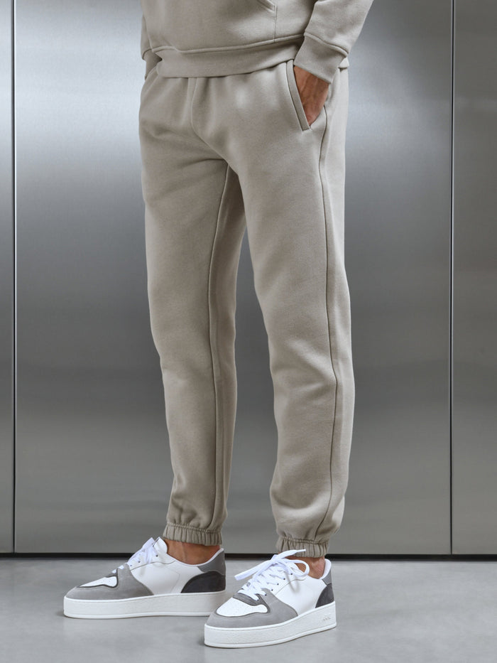 Relaxed Fit Jogger in Stone