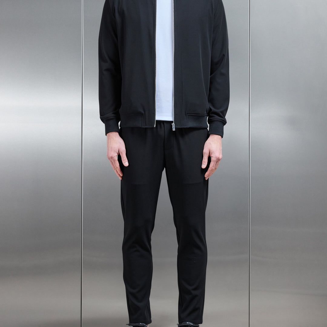 Smart Bomber Jacket in Black