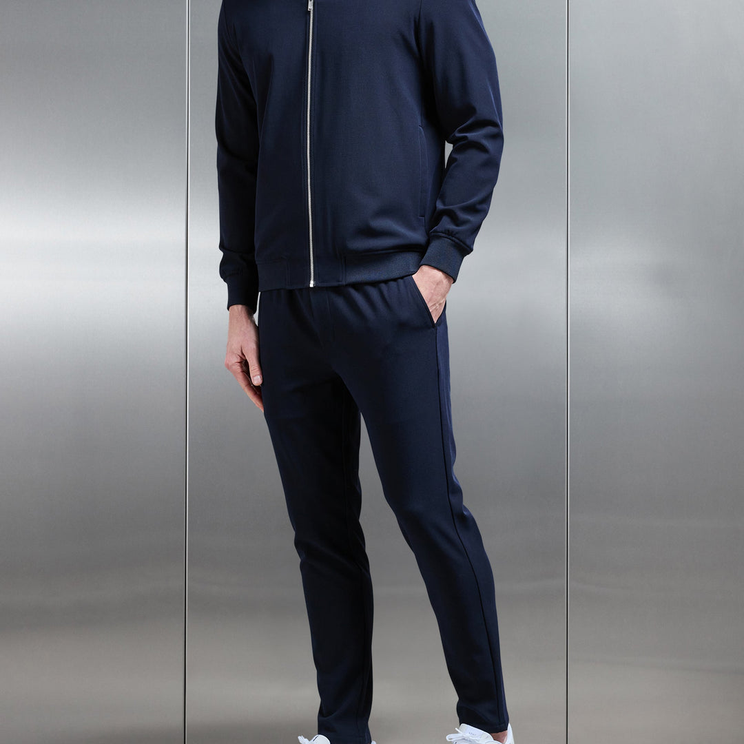 Smart Drawstring Trouser in Navy