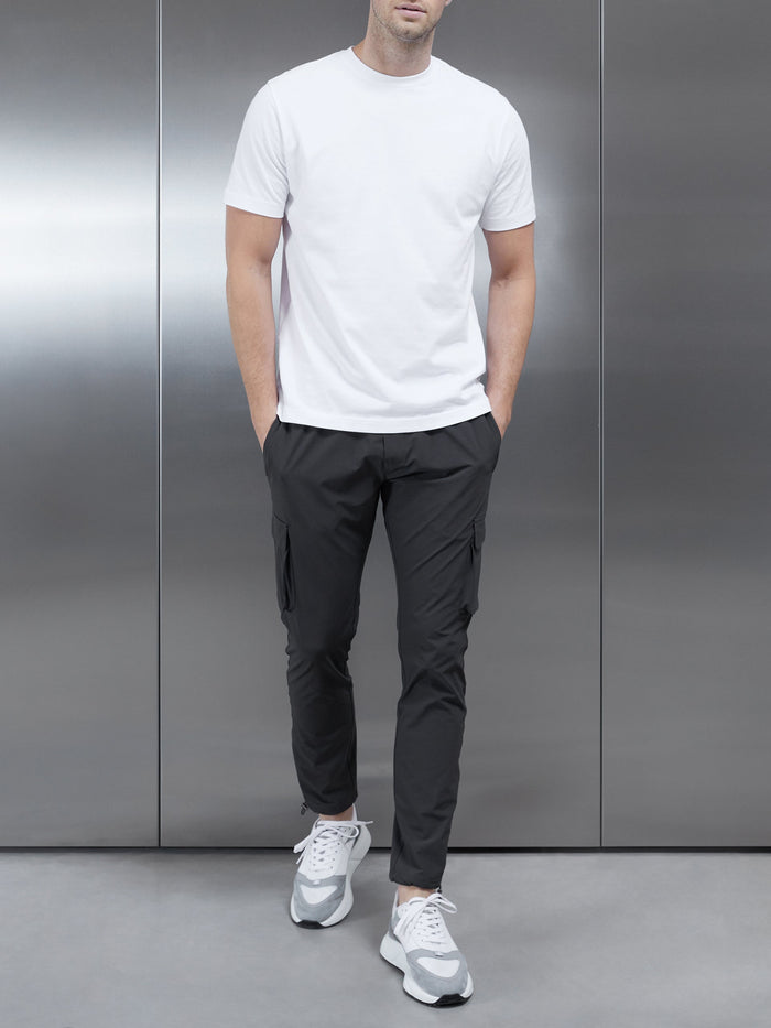 Slim Fit Cotton T-shirt in White