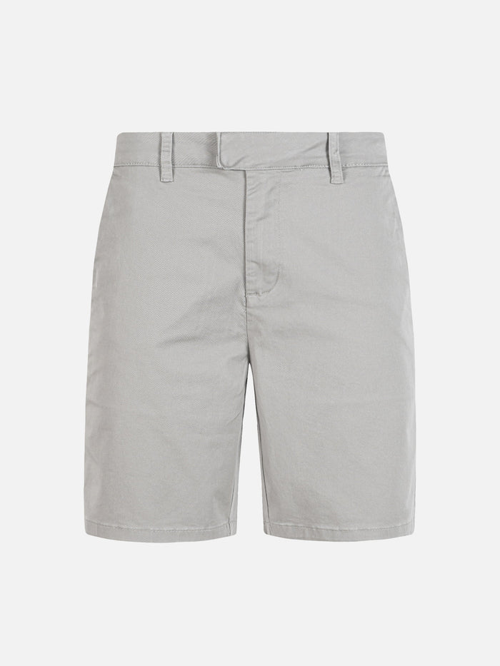 Tailored Chino Short in Stone