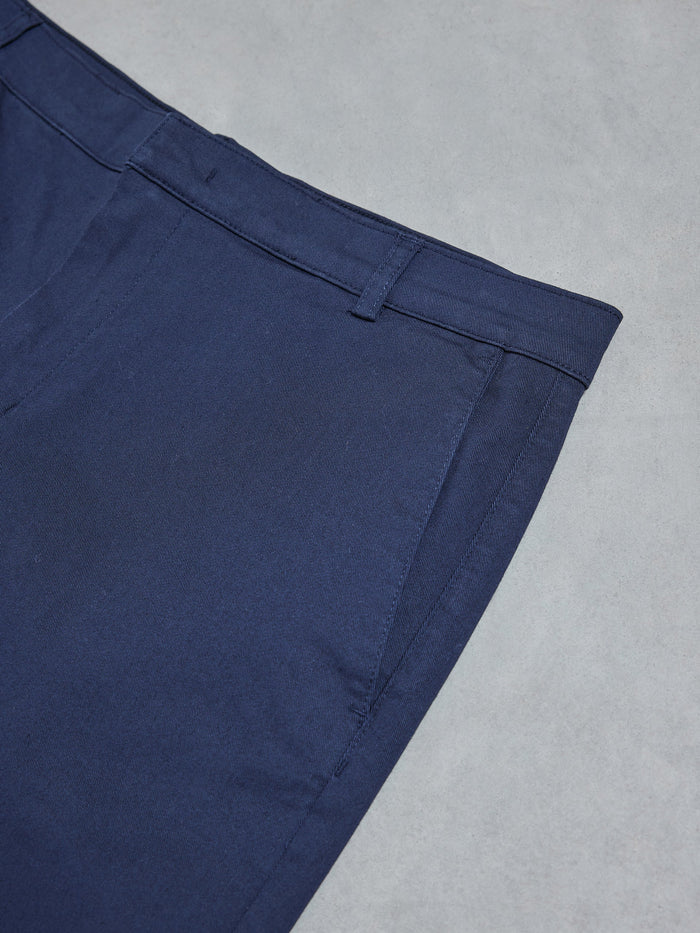 Tailored Chino Short in Navy