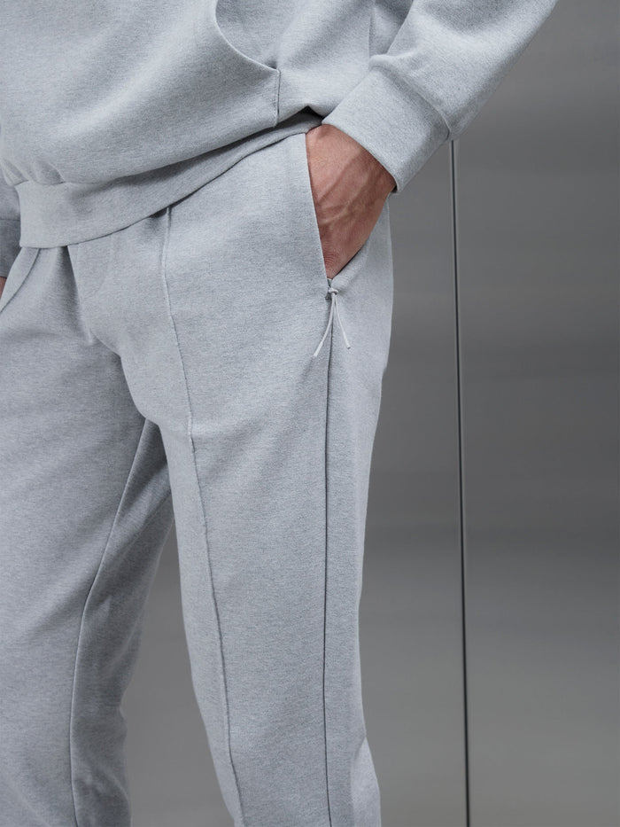 Technical Jersey Jogger in Marl Grey